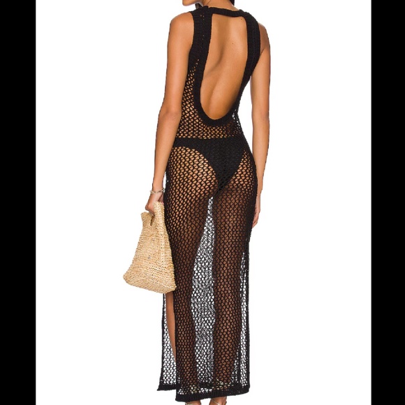 Beach Riot Black Holly Swim Coverup - Picture 4 of 6